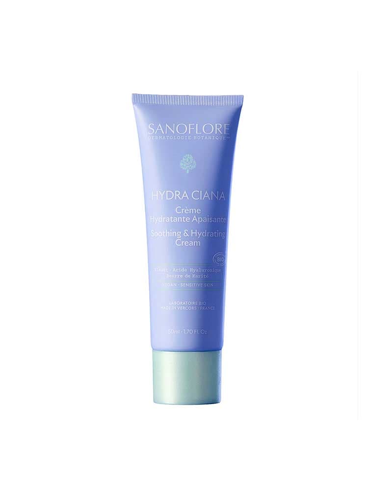 Sanoflore Hydra Ciana Crème Hydratante Apaisante Visage Bio 50 ml